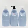 Bouteilles d'emballage en plastique bleu 1000ML, bouteille de pompe de lotion de shampoing, contenants cosmétiques vides, bouteilles de gel douche/détergent à lessive Bon emballage