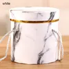 Round Flower Paper Box Rose Flower Hug Bucket Vase With Lid Presents Gift Packaging Box Home Decor For Wedding Party DIY Supply8509633
