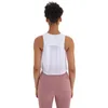 2020 Ny Yoga Kortärmad Tank Toppar Lös Fit Mesh Back Pläterad Rynkad Ärmlös Vest Gym Kläder Kvinnor Blus Running Fitness Yoga Top