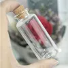 25ml mały ładny przezroczysty szklany pojemnik z korek Wishing butelek perfum Cukierki garnek Craft Dekoracyjne fiolki wielofunkcyjne