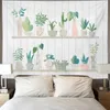 Cute Room Headboard Bedside Decor Floral Tapestry Sunflower Daisy Tapiz Plant Flower Wall Hanging Home Decoration