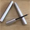 50 sztuk 3 ml Matowy Silver Mascara Rzuka Wzrost Rurki Serum Pusty Lash Lift Link Eye Liner Kontenery kosmetyczne Butelki do pakowania