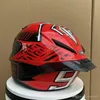 Shoei X14 93 marquez red ant CASCO moto integrale fuoristrada nero opaco -CASCO NON ORIGINALE