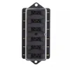 Bil 6 v￤gs kretsstandard Auto Vehicle Ship Van Blade Fuse Box Block Holder Car s￤krings￥tg￤rdsverktyg