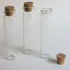 1000 x 13ml Mała jasna pusta szklana butelka z drewna Cork 13cc Próbki Fiolki 18 * 80 * 12.5mm Kontener Korek