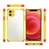 Acrílico transparente + Telefone TPU para iPhone 12 11 Pro Max Xs XR XS Max 7 8 Plus 1.5mm Clear Back Shell Capa