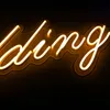 "Bröllop" Word Sign Color Skräddarsy Beautaful Decoration Wall Home Bar Public Neon LED Light 12V Super Bright