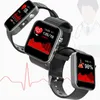 2020 Nowy Sport Smart Watch Mężczyźni ciała Temperatura Miara Tętna Ciśnienie krwi Bransoletka Tlenia Zegarki Zegarki dla mężczyzn LJ201120