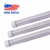 V-shaped V-shaped 4ft 5ft 6ft 8ft refrigerador conduzido tubo TUBULOS TUBOS LED integrados Lados duplos SMD2835 iluminação fluorescente AC 85V-265V