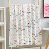 3 pcs/lot usine 70% bambou + 30% coton robes couverture pour bébé nouveau-né bain doux serviette d'allaitement feuille de bébé bio mousseline emmaillotage tapis rampant