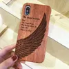 Coque de téléphone en bois véritable naturel, étui de protection antichoc en bois de bambou pour iPhone 14 13 12 11 15 Pro Max XR 7 8 SE2020