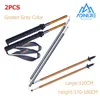 2PCS AONIJIE E4201 Pole Folding Ultralight Quick Lock Trekking s Race Running Walking Stick Carbon Fiber Hiking 220216