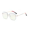 vintage designer zonnebril voor mannen attitude metalen vierkante frameblokken uv400 lens outdoor beschermingsbril met oranje doos H122631620