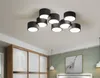 Black / White LED Ceiling Light Study Living Room Bedroom Indoor Ceiling Lamp Modern Nordic Creative Fixture With Remote Control