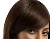 Długie Faliste Warstwowe Dark Brown Synthetic Capless Wigs