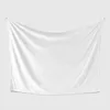 Sublimación Mantas para bebés Manta de poliéster Cálido Sofá suave Cubierta Blanco Transferencia térmica Impresión Swaddle Wrap A02