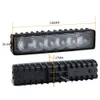 LED Farlar 18 W Oto Motosiklet Kamyon Tekne Için Traktör Römork Offroad Çalışma Işığı 6 LED Iş Işığı Spot Işığı Işığı 6D