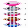 5 color 11cm 100g sinking metal lures The slow cranking iron plate lead fish, boat sea fishing luminous lure iron plates 5pcs/lot