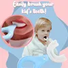 NXY Cebruss de dientes Children Ushaped039s Cepillo de dientes 360 grados de sílice de sílice de sílice de cuidado oral limpieza 02159028826