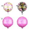 18 Zoll Happy Birthday Balloons Multi-Stil-Foil Ballons Kinderspielzeug Baby-Dusche Dekorationen für Geburtstags-Partybedarf Geschenk
