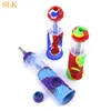 Wholesale Price Smoking Accessories Octagon Honeybee Silicone Smoking Pipe Oil Rig Silicone Bong Glass Water Pipe with 10MM Titanium nails