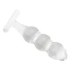 130x23 Glass Sex Toys Crystal Dildos Anal Butt Plug with Bead Anus Product for Women Men Adult1454359