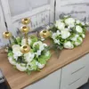 Artificial Flower Ball Match Samma Garland Flower Wreath Decor Wedding Arch Backdrop Table Centerpiece Silk Peony Flower Bouquet 304759790