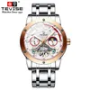 Szwajcarski zegarek TEVISE męska zegarek Star Fashion Tourbillon Wodoodporna maszyna świetlna