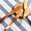 300pcs/lot High Quality Knife Style Wooden Mask Japan Butter Knife Marmalade Knife Dinner Knives Tabeware With Thick Handle