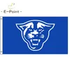 NCAA Georgia State Panthers Flag 3*5 футов (90 см * 150 см) Полиэстеровый флаг Баннерное украшение летающий флаг для дома и сада Праздничные подарки