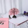 Karta rocznicowa 3D/Karta pop -up Red Maple Ręcznie robione prezenty Para myśląca o twojej karcie przyjęcie weselne Love Walentynki Greeting Card YL0231