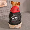 HOOPET Pet Dog Clothing Winter Outdoor Coat For Small Medium Dogs Cats Printed Dog Jacket 201029