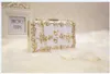 HBP Borsa da sera con pochette con strass di lusso da donna Borsa a tracolla con catena di diamanti Chic designer di marca per borsa da sera 005W