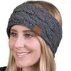 DHL verzending 21 kleuren gebreide haakhoofdband dames winter sporthoofdsport tulband hoofdband oorwarmer beanie cap3133117