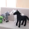 Cheval en peluche jouet zèbre africain en peluche réaliste peluche simulation animal poupée enfants 039s jouet cadeau d'anniversaire pour garçon Pographie p1578448