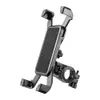 Cykeltelefonhållare för iPhone Samsung Motorcykel Mobiltelefonhållare Bike Handlebar Clip Stand GPS Mount Bracket