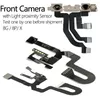 Câmera frontal Cabos Flex para iPhone 8G 8Plus X com cabo de sensor de proximidade leve enfrentando