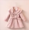 Girl Baby Coat European Cotton Trench Jacket for 1-6years Girls Kids Children Outerwear Coat Clothes Hot