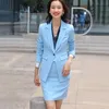 Women's Two Piece Pants Uniform Deigns Women Pantsuits With And Jackets Coat Autumn Winter Business Work Wear Styles Blazer Set1