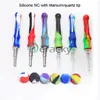 Siliconen NC met Titanium Tip / Quartz Tip Food Grade Siliconen DAB NC Draagbare Roken Accessoires voor Wax Dab Oil Rig Water Pipes