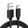 5A Typ C-kabel usb-laddare 1m 3ft 2m 6ft 3m 10ft-kablar Data Sync 3.1 Type-C snabbladdningssladd för Samsung S21 s20 Plus-telefon