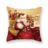 Wesołych Świąt Dekoracje Christamas Snowman Elkcase Santa Claus Navidad Decor Decoration for Home Y201020