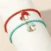 Charm Armband Mushroom Armband Friendship Chain Pendant Charms Fashion Jewelry Accessories for Girls Gift Whole Trendy7603055