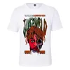 Men's T-shirts 3d T-shirt Juice Wrld t Shirt Y2k Aesthetic Hip Hop Swag Short Sleeve Men Streetwear Fashion Loose Summer Gothic