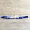 Bracelet Lapis Strands for Men lazuli Bead Bracelet Gold Hematite Mens Blue Stone300p