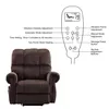 노인 홈 거실 라운지 W501S00009에 적합한 열 치료와 마사지와 미국 주식 전기 리프트 안락 의자