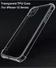 Casos de telefone celular TPU transparentes para iPhone 14 Plus Pro Max 13 12 11 Material macio Anti-Drop Choffrop Chople Mobile Cover Dhl