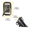 Cycle du vélo de vélo de vélo de vélo de tête de guidon de téléphone mobile Bagure de téléphone mobile Hauteur SN Téléphone Sac de montage pour 65in1012169