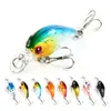 8pcs set 4cm 3 7g Mini Wobblers Crankbait Fishing Lure Artificial Bait Hard Floating Wobbler2012