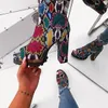 2020 Mulheres Sandálias Transparentes Senhoras Chinelos de Salto Alto Candy Color Dedos Abertos Salto Grosso Moda Feminino Slides Sapatos de Verão 1010